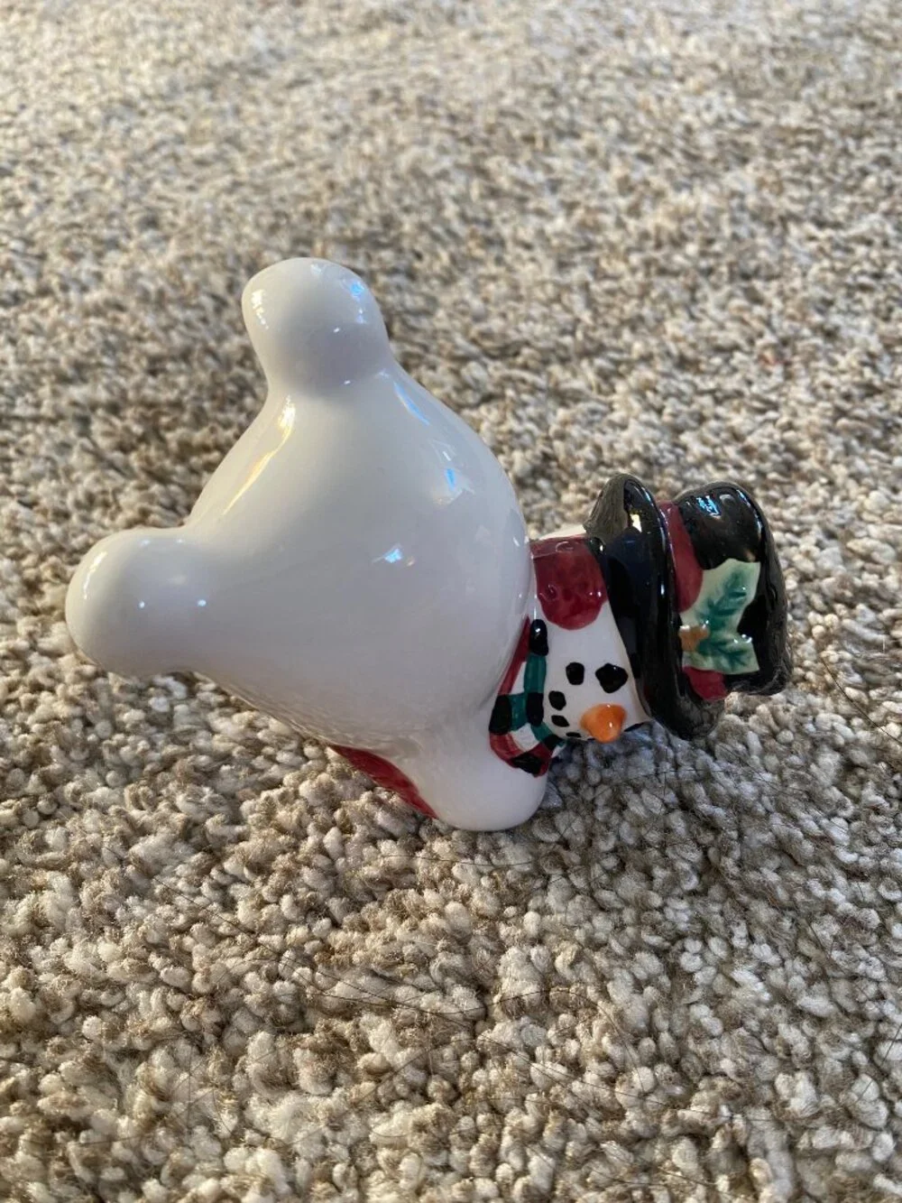 Vintage 1978 Fitz and Floyd Snowman Tumblers Christmas Set of 3 Collectibles